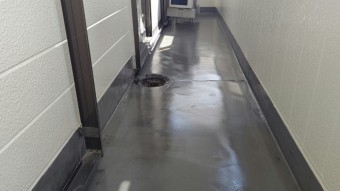 防水工事 プライマー塗布