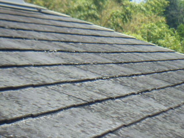 屋根点検　褪色　塗膜の劣化